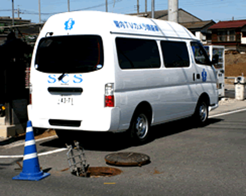 下水道管内テレビカメラ車